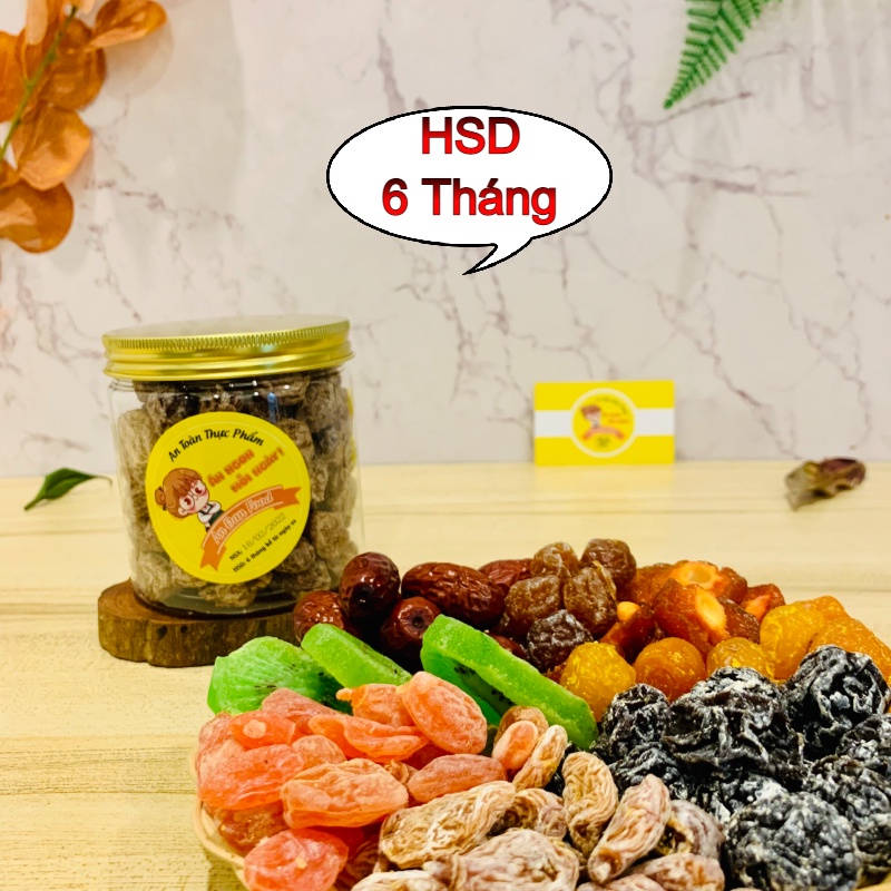 Ô Mai Mơ  Hũ 355G 3 Vị Chua - Mặn - Ngọt - Xí Muội Quà Tặng Ăn Vặt Đặc Biệt , Giảm Nghén