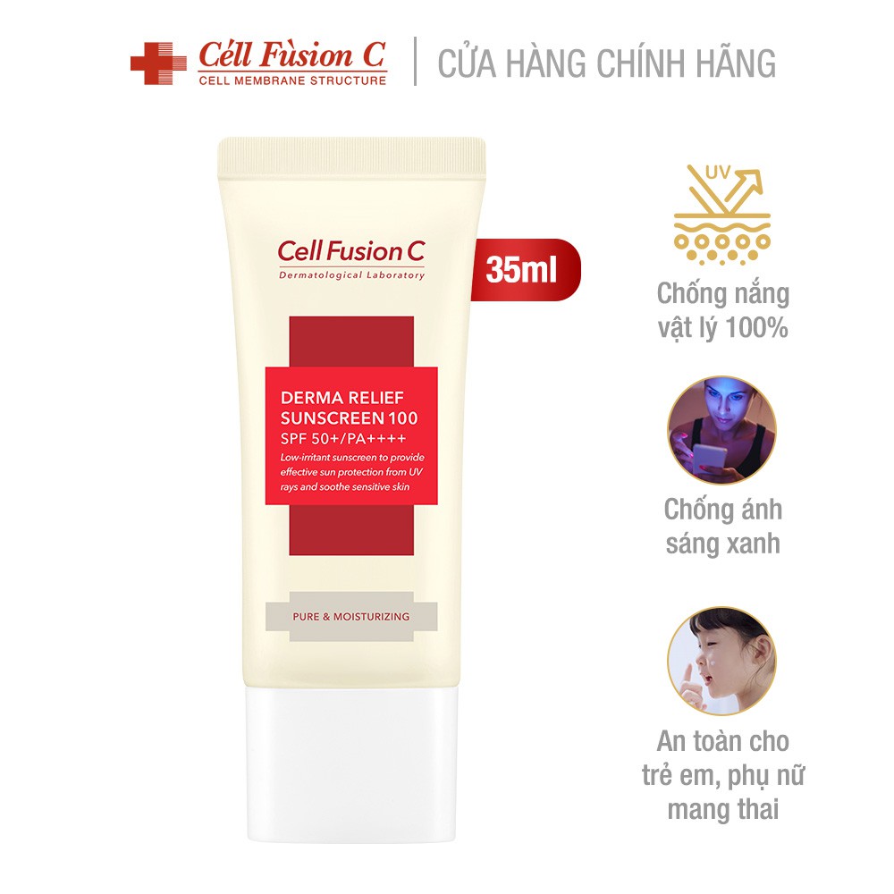 Kem Chống Nắng Cell Fusion C Derma Relief Suncreen 100 SPF50++++