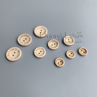 Nút Gỗ Handmade (gói 10 hột)