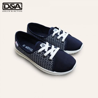 Giày vải nữ buộc dây