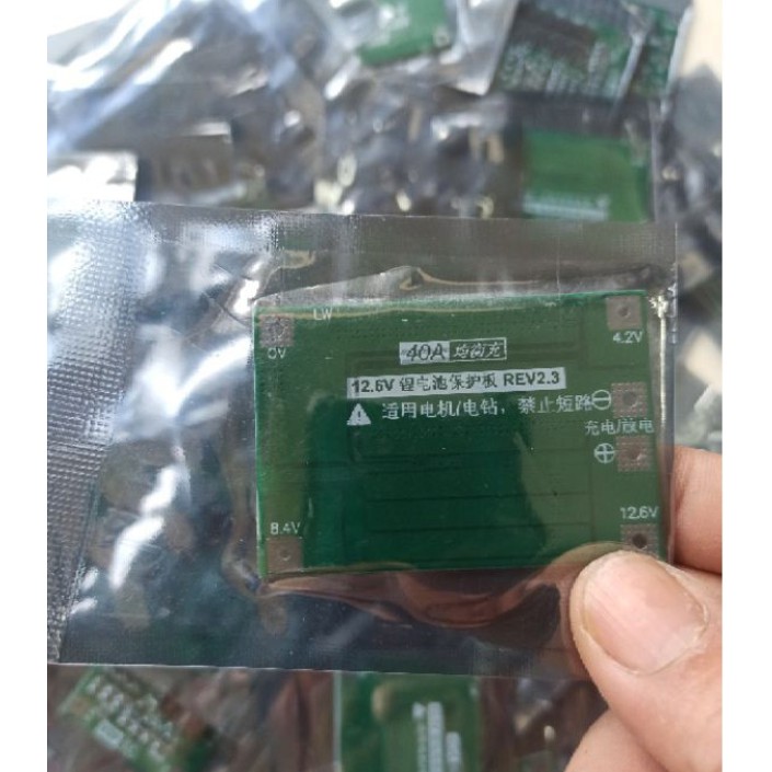Mạch 3S 12,6V - 40A -60A balance cân bằng cao cấp , sạc và bảo vệ pin Li-ion 3.7V. BN.