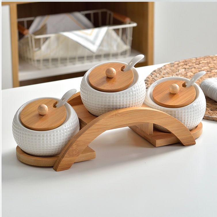 Khay Đựng Gia Vị Gốm Sứ