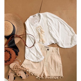 áo phối ren Camie top