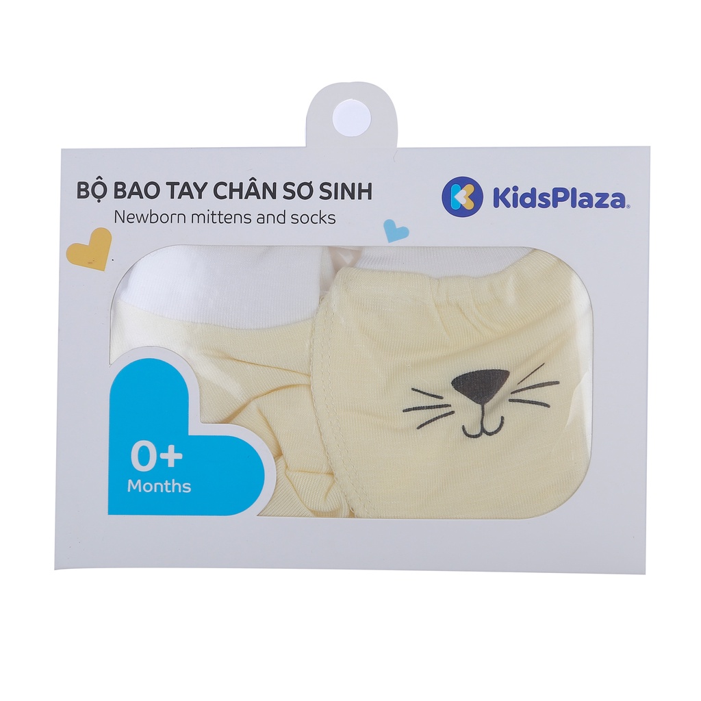 Bộ bao tay chân sơ sinh cho bé Kids Plaza hoạ tiết siêu đáng yêu ND21T (nhiều mẫu)