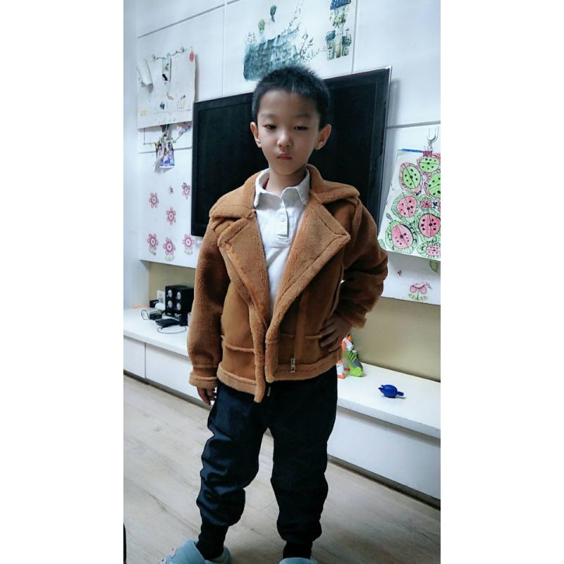 Áo khoác lót lông cực chất cho bé trai