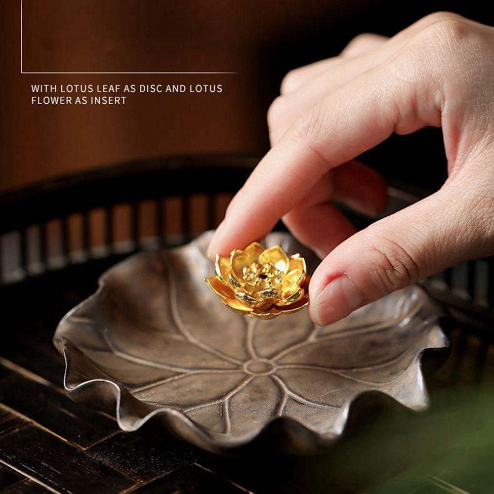 LLOYD Đế Đốt Trầm Hương Bằng Hợp Kim Hình Cá Voi / Ốc Sên / Hoa Sen Độc Đáo