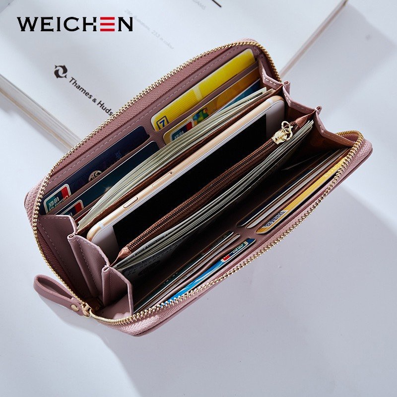 Ví nữ dài da trơn Forever Young tông màu pastel WEICHEN BAG U VD15