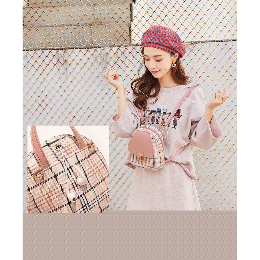 Balo mini , Balo Nữ 2 kiểu đeo thời trang nữ BL361 Kodoros