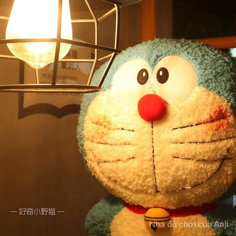 Búp bê đồ chơi nhồi bông hình mèo máy Doraemon xanh dương đáng yêu làm quà tặng sinh nhật