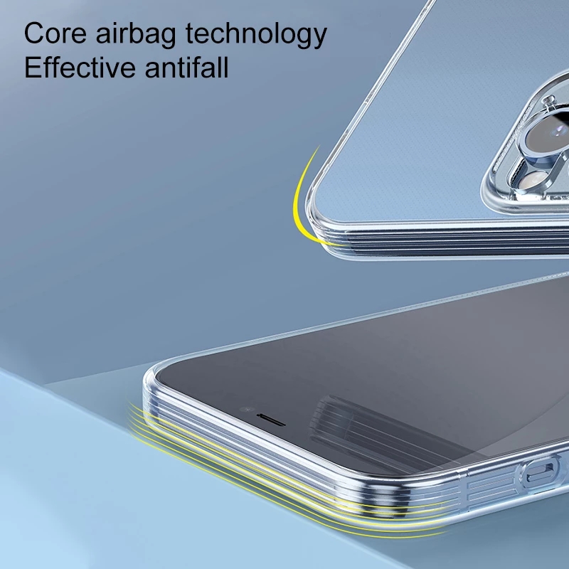 Transparent protective cover for iPhone 12/12 Pro Ultra-thin airbag soft with transparent cover for iPhone 12 Pro Max/12 mini