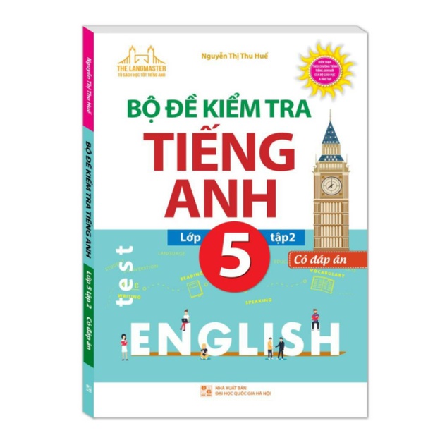 Sách - Combo Bộ đề kiểm tra tiếng Anh lớp 5 (trọn bộ 2 tập) có đáp án | BigBuy360 - bigbuy360.vn