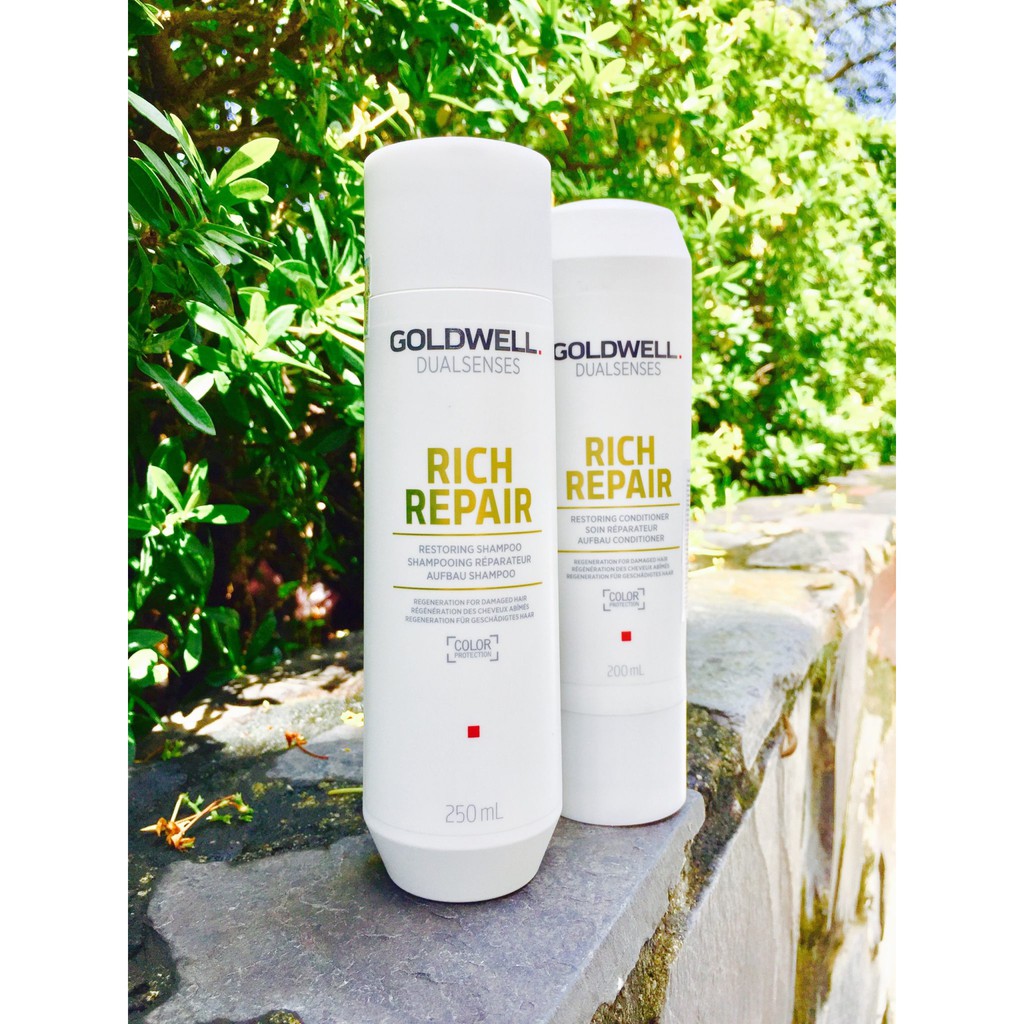 🇩🇪Goldwell🇩🇪 Dầu gội xả chăm sóc tóc hư tổn khô xơ Goldwell Rich Repair Restoring 250ml/200ml