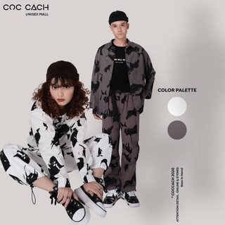 Áo sơ mi nam nữ in hoạ tiết SM6065 by COC CACH