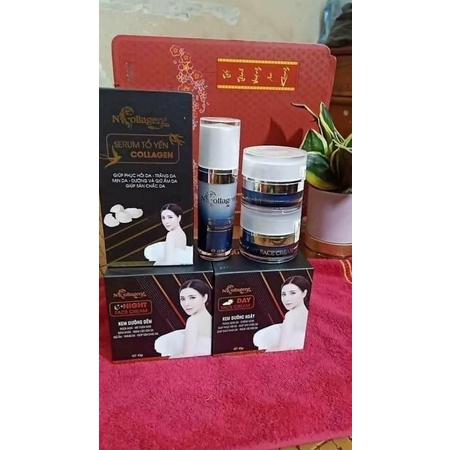 Cambo Kem Tổ Yến Ncolagen Tặng Sét Nạ Nhân Sâm