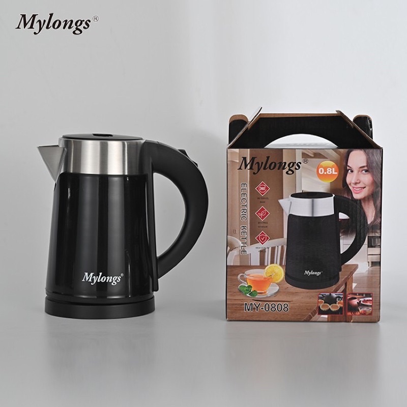 Ấm Siêu Tốc Mylong  mi li 0,8 lít