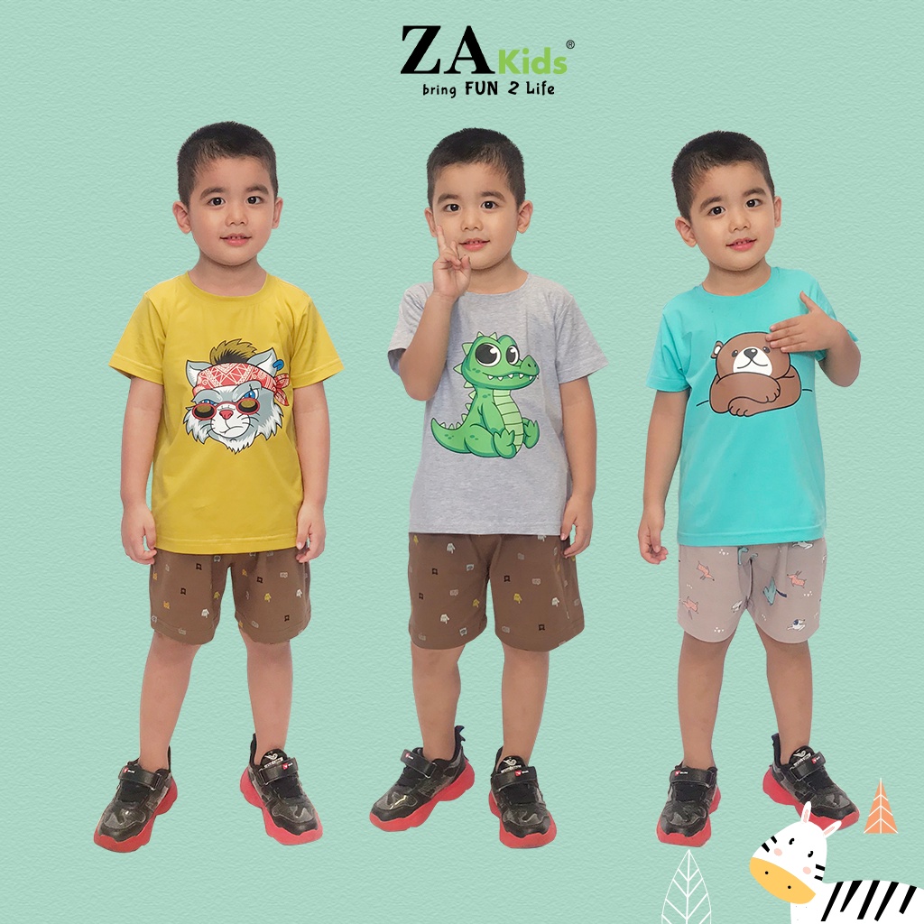 Bộ Quần Áo Thun Tay Ngắn Bé Trai (1-9 Tuổi) YOKO KID’S FASHION 21252T