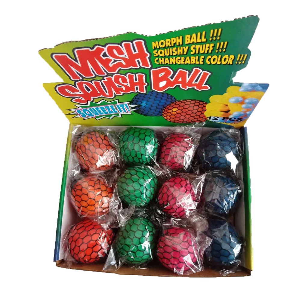 Bóng lưới slime hạt , trứng lưới Squishy, bóng nho thú vị xả stress hiệu quả