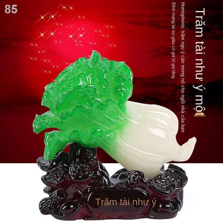 ○☫►Nội thất gia đình Bai Cai Ruyi Trang trí phòng khách Văn phòng Trang trí quầy lễ tân bằng nhựa sáng tạo Cá tính Thủ c