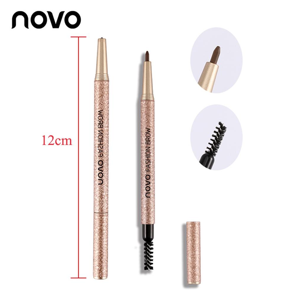 Bút Kẻ Lông Mày NOVO Chống Thấm Nước Trang Điểm Chuyên Nghiệp
