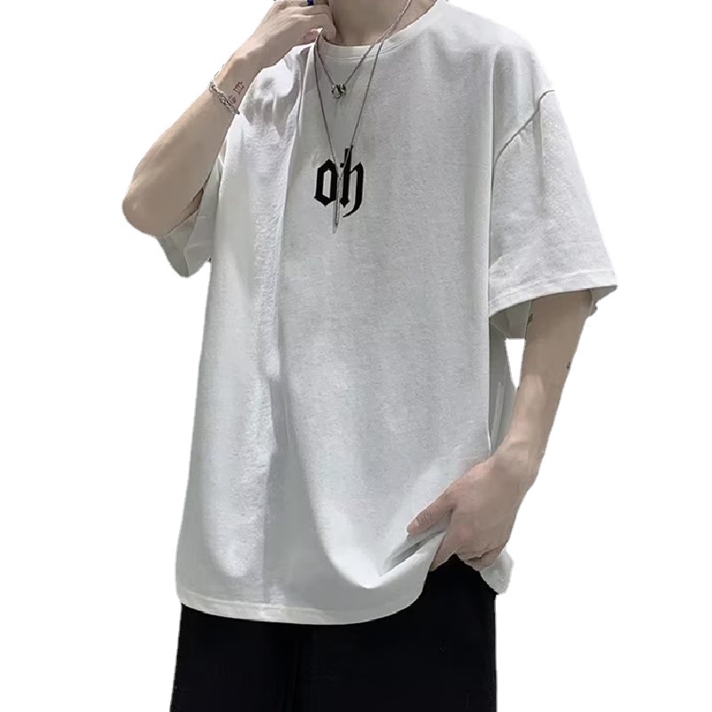 Áo Thun Dáng Rộng In Chữ Phong Cách Thời Trang unisex Hàn Quốc Có size Lớn M-8XL