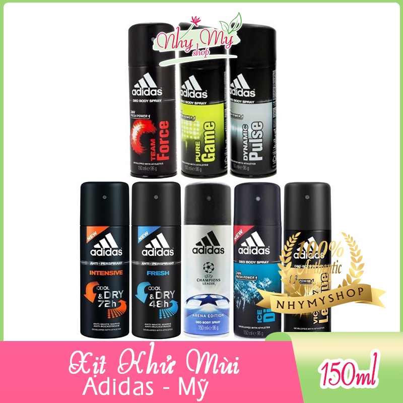 Xịt Khử Mùi Toàn Thân Adidas 150ml