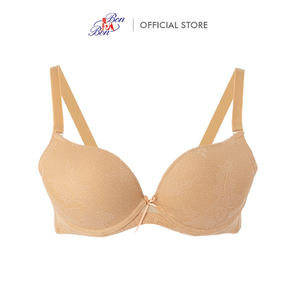 Áo lót mút vừa, ren họa tiết ẩn Bon Bon - BV3568
