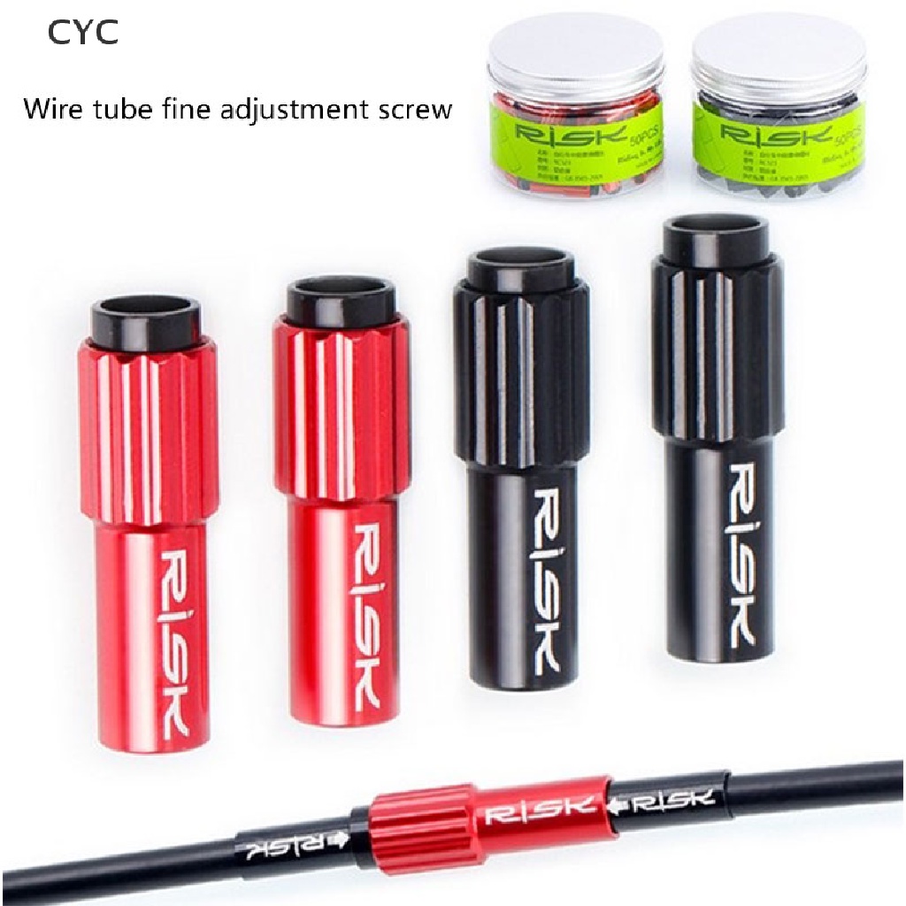CYC 2pcs Bicycle Cable Adjuster Screw Road Bike Derailleur Regolatore Shift Cabl CY