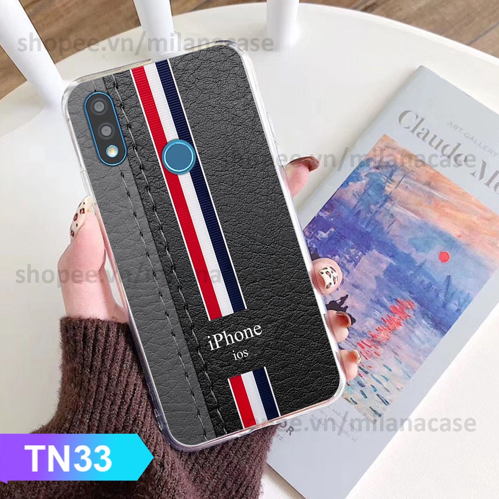 Ốp Vsmart Joy 2 Plus / Joy2+ in giả da phong cách thể thao, cá tính, thời trang