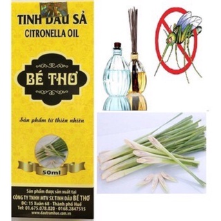 Tinh Dầu Sả Đuổi Muỗi Bé Thơ 50ml
