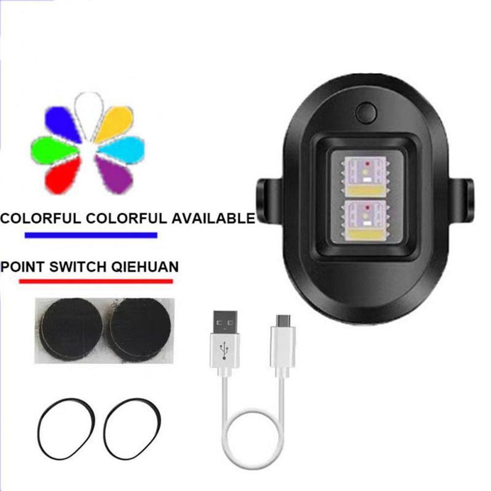 Đèn Led Cảnh Báo An Toàn Sạc USB Gắn Đuôi Xe Đạp