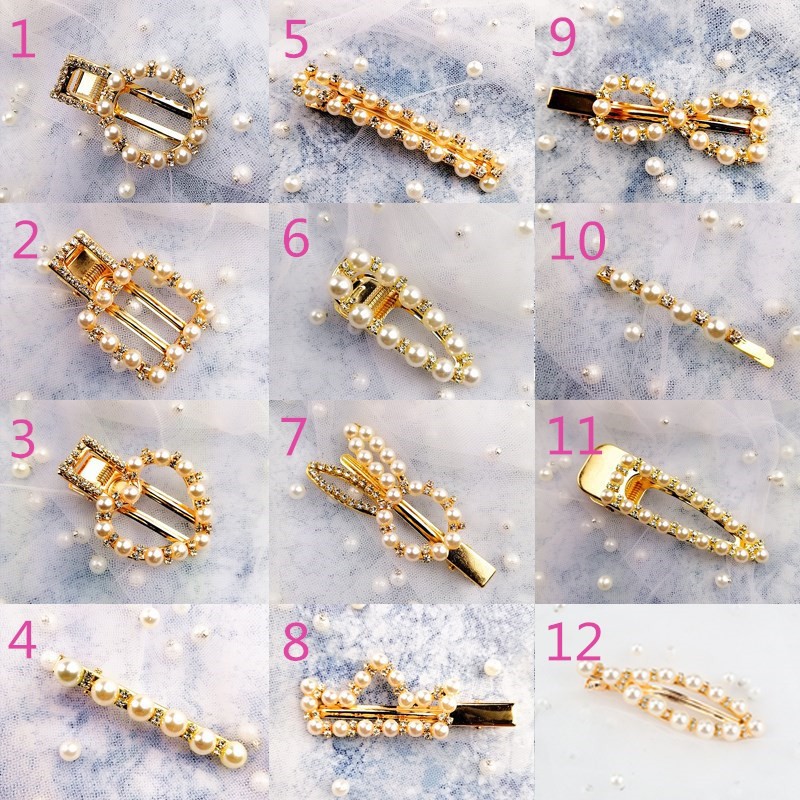 Kẹp tóc ngọc trai giả dễ thương cho bé gái