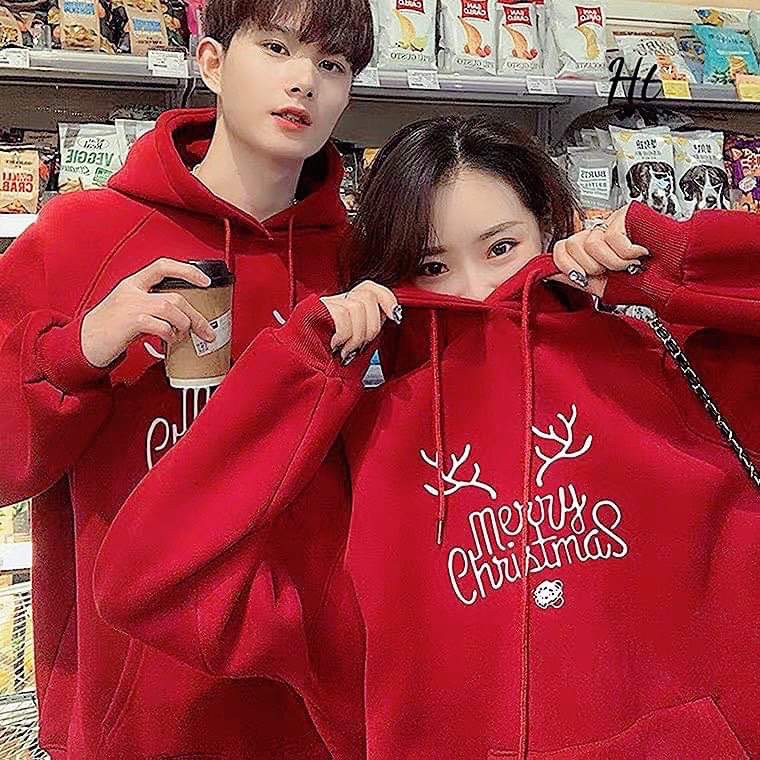 Áo hoodie sừng Merry Christmas HTH1220