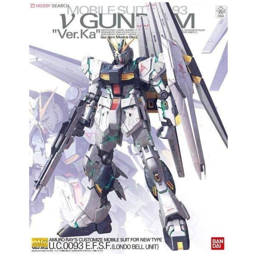 GUNDAM MG 1/100 RX-93 Nu GUNDAM Ver.Ka chính hãng BANDAI mô hình