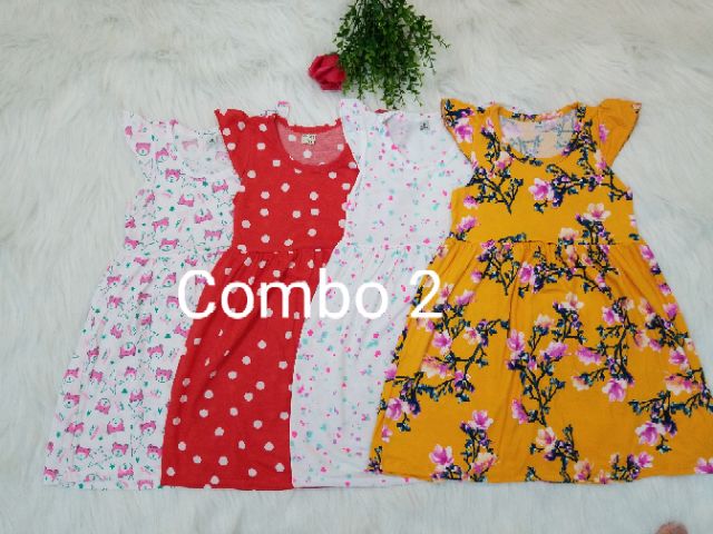 [Ảnh+video]Combo 4 đầm cánh tiên bé gái J207