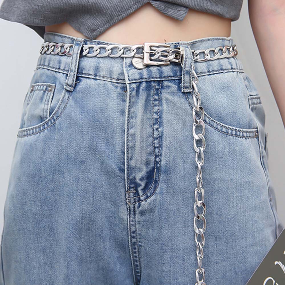 Thắt Lưng Kim Loại Dáng Dài Phong Cách Âu Mỹ Thời Trang Mùa Hè Cho Nữ