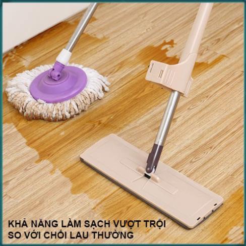 Chổi lau nhà thông minh tự vắt Spin Mod xoay 360 độ-CHẤT LƯỢNG