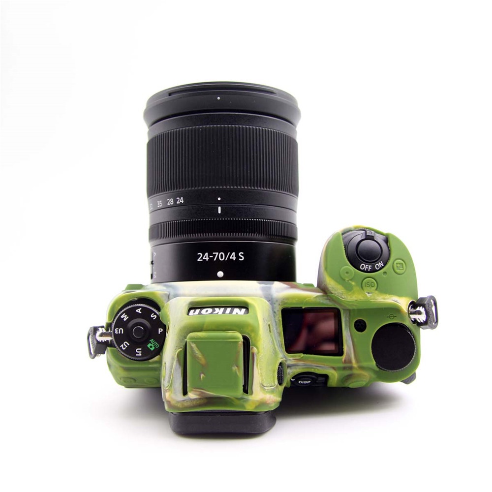 Vỏ Bảo Vệ Máy Ảnh Nikon Z7II Z6II Z5 Bằng Silicone + 3 Vòng Đệm Cao Su