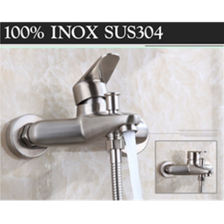 CỦ SEN TẮM - VÒI SEN TẮM INOX 304- GẬT GÙ NÓNG LẠNH - CS 2002