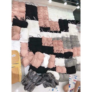 Áo 2 dây len tăm cúp ngực