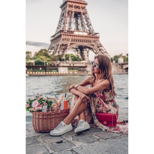 Giày thể thao cd dây đan chữ fullbox ( form to )