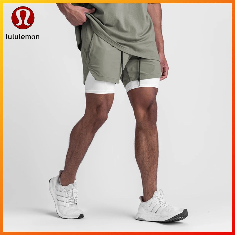 Lululemon Quần Short Thể Thao yoga Có Túi DK-030 Cho Nam