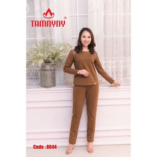 Bộ nỉ da cá dày trung niên Big size