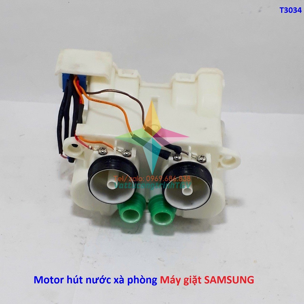 Motor hút nước xà phòng máy giặt SAMSUNG