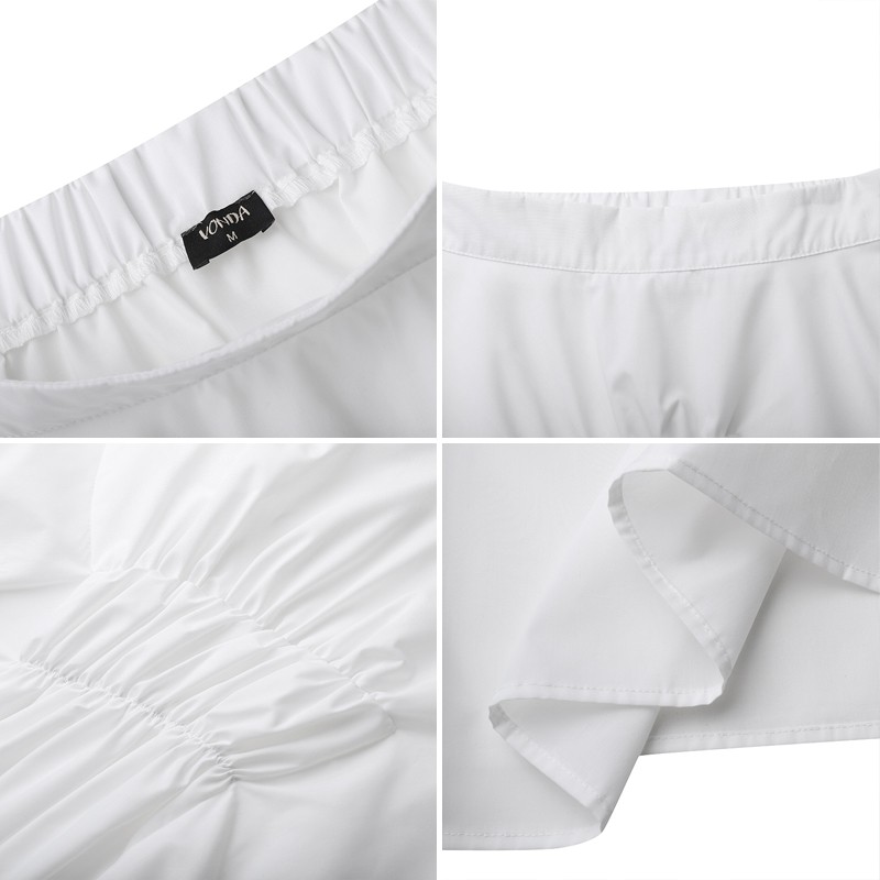 Chân Váy VONDA Lưng Thun Dáng Dài Màu Trơn Thời Trang Hè | BigBuy360 - bigbuy360.vn