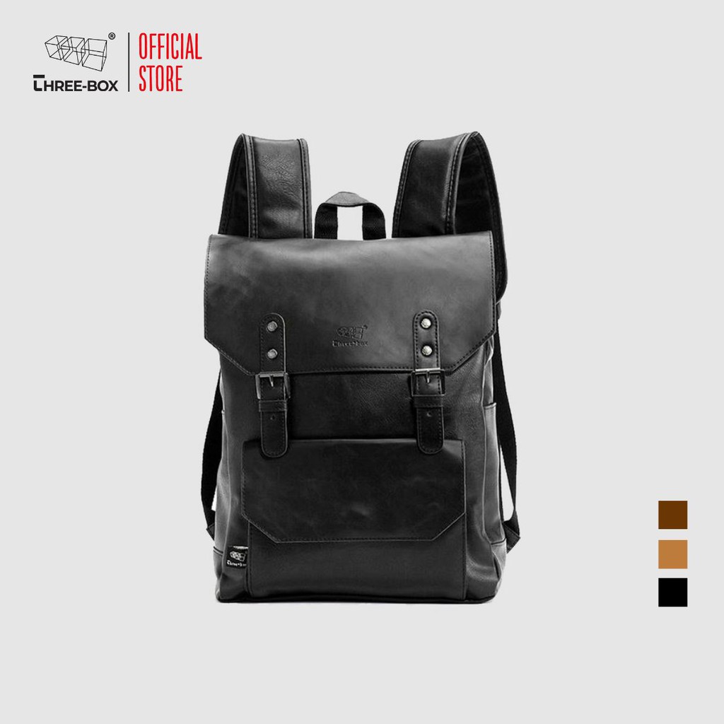 [BL3526] Balo da unisex Three-box chính hãng