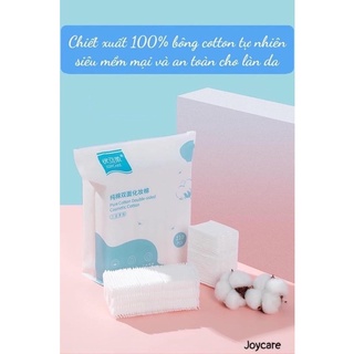 BÔNG TẨY TRANG CAO CẤP JOYCARE Hàng chính hãng- 3 lớp 210 miếng (Mẫu mới)