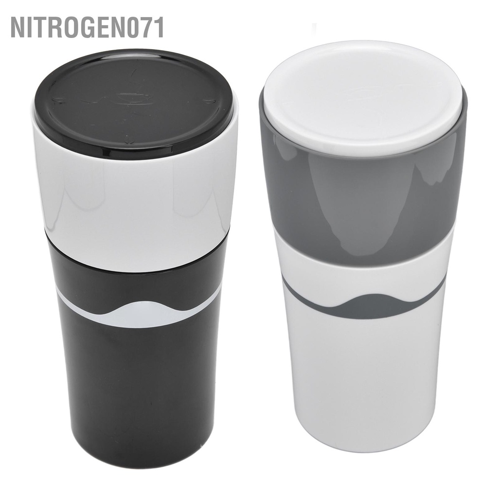 Nitrogen071 Máy pha cà phê nhỏ giọt cầm tay 450ml du lịch cho viên nang K Cup