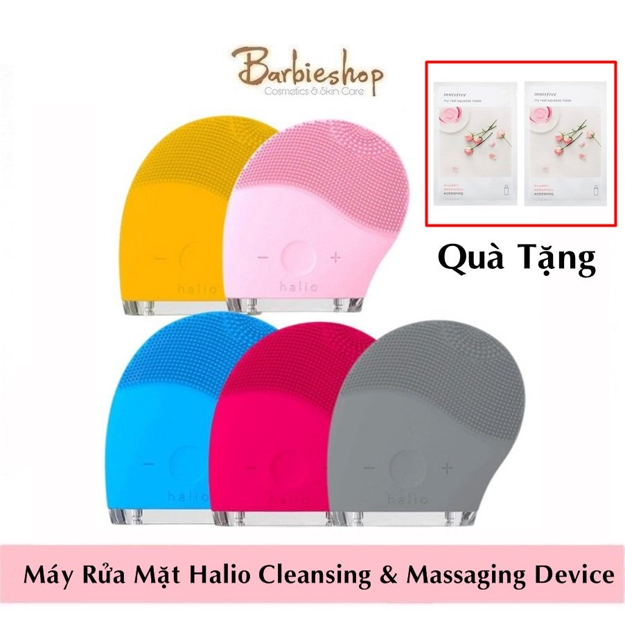 Máy Rửa Mặt Mặt Halio Facial Cleansing &amp; Massaging Device - 5 Màu