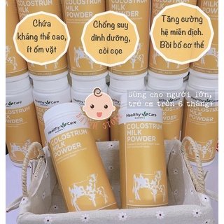 Sữa Non Healthy Care Úc Colostrum Milk Powder 300g - Sữa Non Úc Tăng Sức Đề Kháng Bổ Sung Dinh Dưỡng Cho Bé