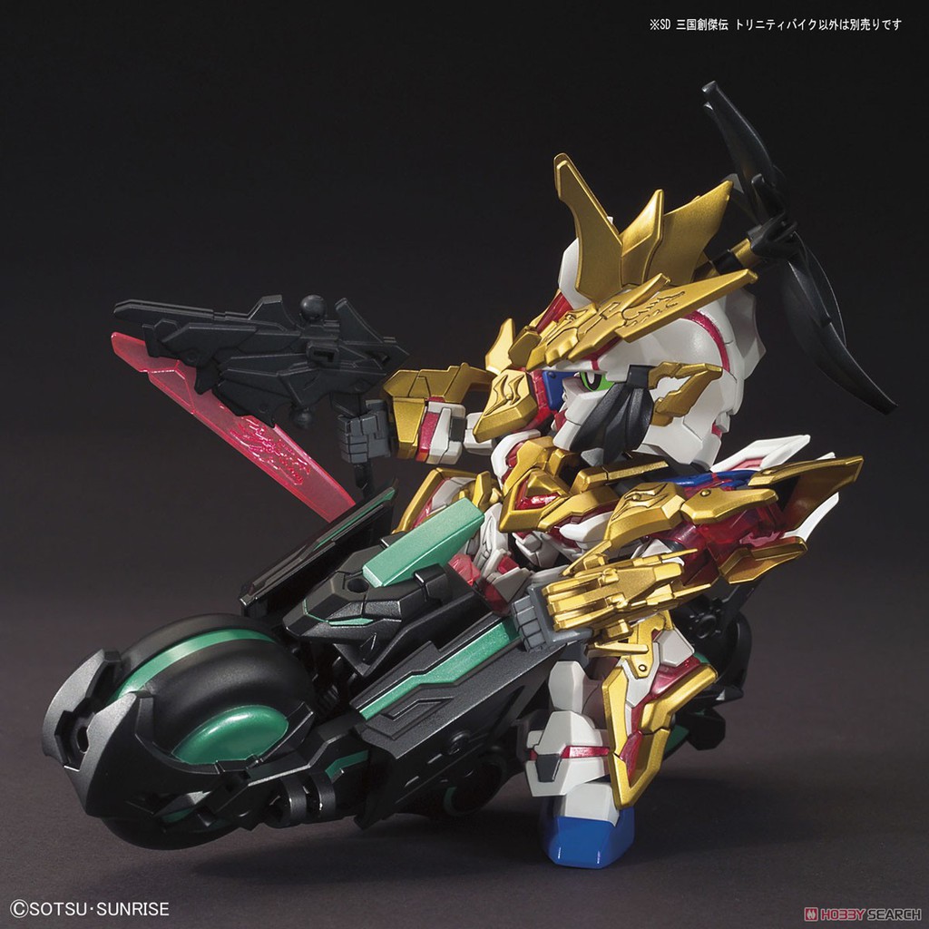 Mô hình nhưa lắp ráp Gundam Bandai SD Tam Quốc Xe Mô-tô Sangoku Soketsuden Trinity Bike